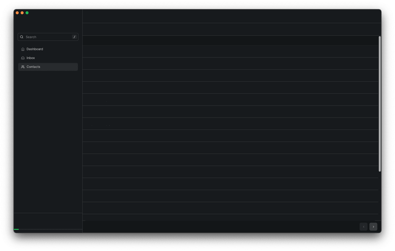 Screenshot of a Page in AvacynApp